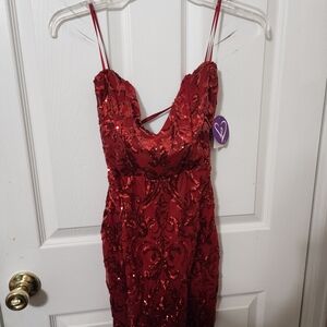 Windsor Scarlet Sequin Dress Size XS NWT